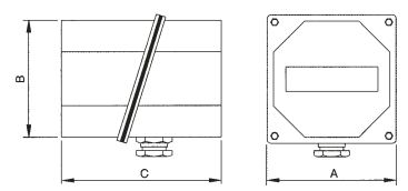 CAJA DE CONEXIÓN DE ALUMINIO GAMA P, D y G. NO APTA PARA INCORPORAR TERMOSTATO DE BULBO